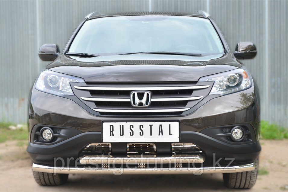 Защита переднего бампера d63 (секции) d63 (дуга) Honda CR-V 2011-2015