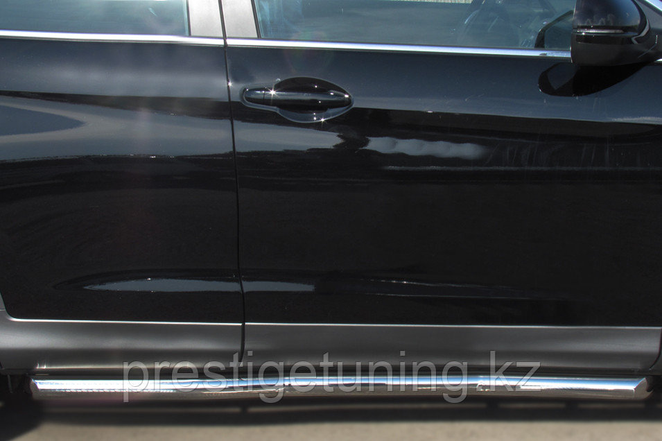 Пороги труба d63 (вариант 1) Honda CR-V 2011-2015
