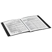 Папка 30 вкладышей STAFF, черная, 0,5 мм, фото 2