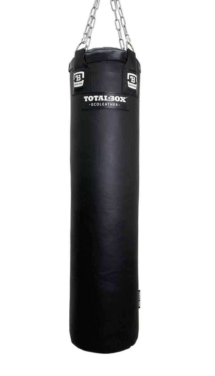 Мешок боксерский набивной Ecoleather Totalbox экокожа (Диаметр 30 см, высота 120 см, 45 кг.)