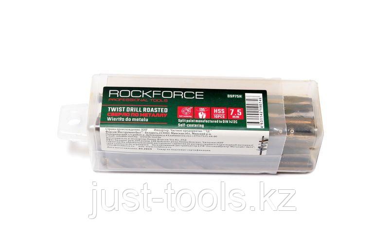 ROCKFORCE Сверло по металлу 9мм HSS+Co(10шт), в пластиковом футляре ROCKFORCE RF-DSP90H 29214