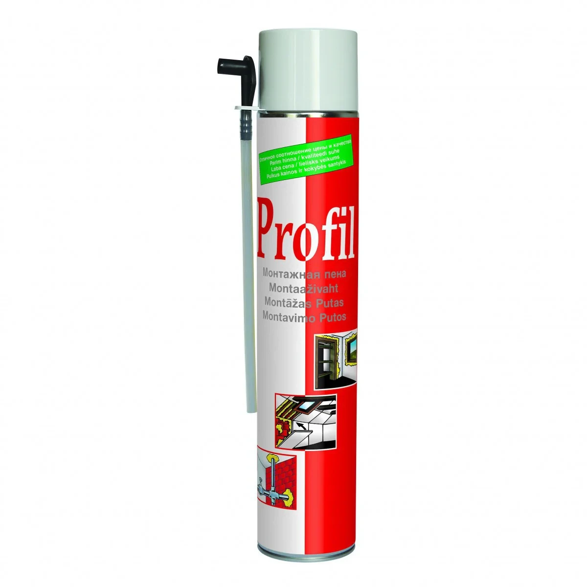 Soudal Пена монтажная profil 65 ручная  12*820мл.