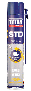 Монтажная пена Tytan СТД О2 750 ml оптом