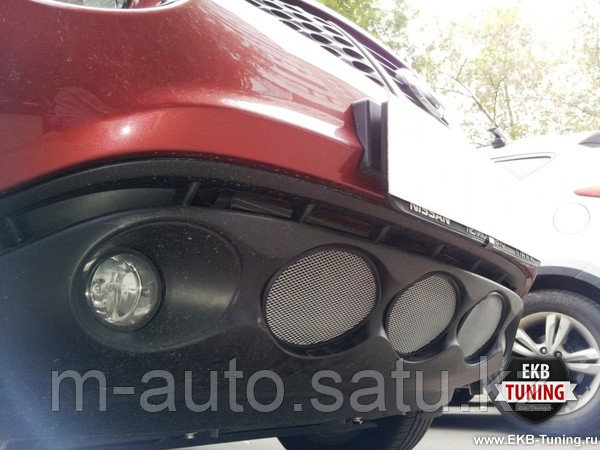 Защитная сетка/решетка радиатора на Nissan Juke/Ниссан Жук 2010-2013