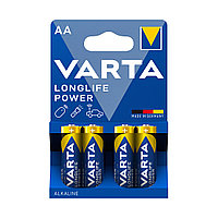 Батарейка VARTA Longlife Power Mignon 1.5V - LR6/AA 4 шт в блистере