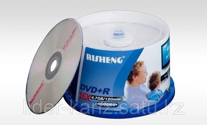 Диски Risheng DVD+R 16X 4.7 GB - фото 1 - id-p60393247