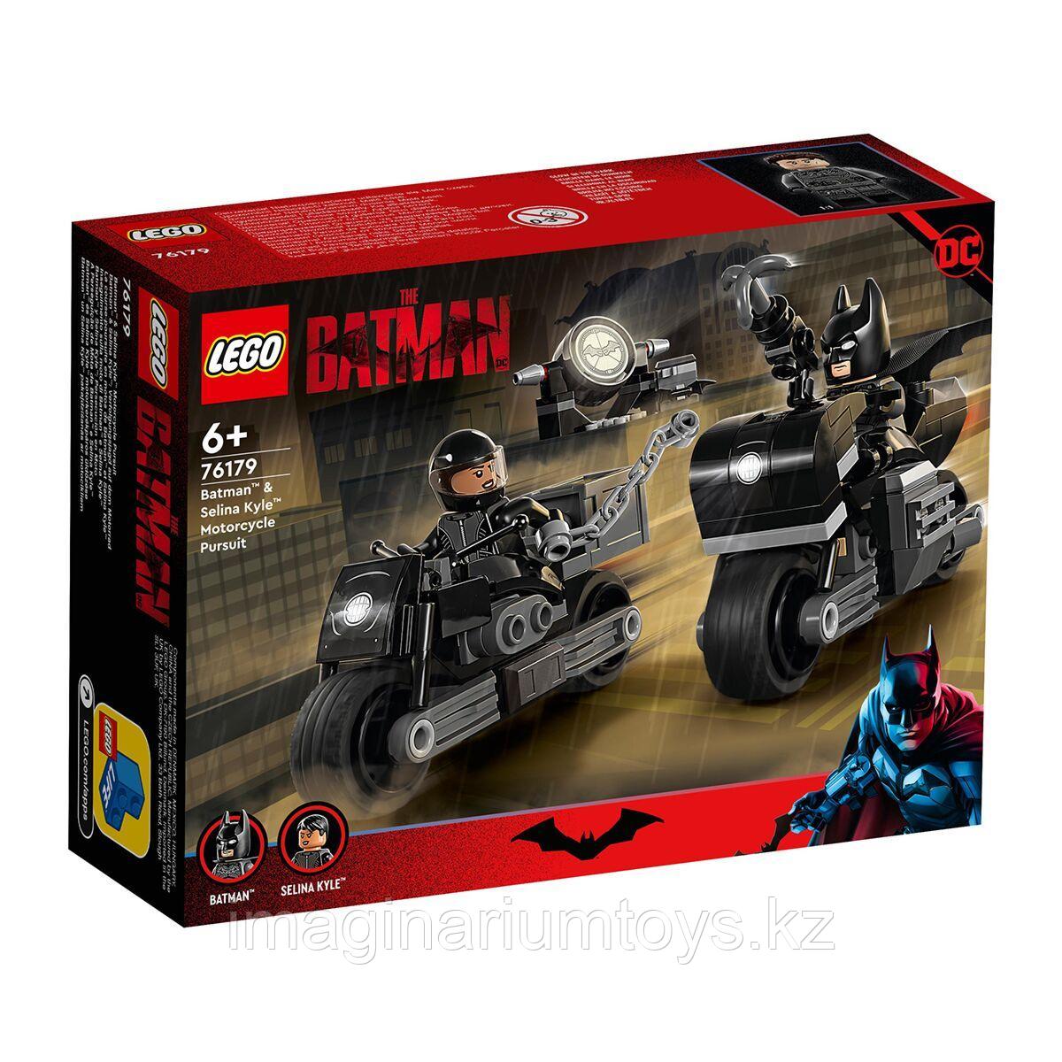 LEGO Конструктор Супер Герои Бэтмен и Селина Кайл: погоня на мотоцикле - фото 3 - id-p105293155