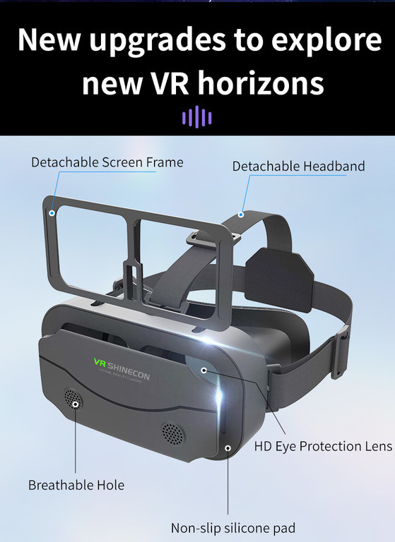 Очки виртуальной реальности VR SHINECON SC-G13 - фото 2 - id-p105299354