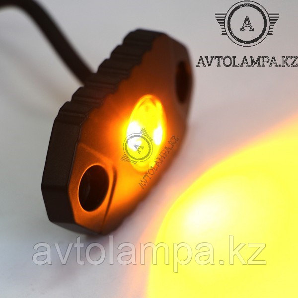 Светодиодная подсветка ALO-Y-2-A Янтарный,1шт, фото 1