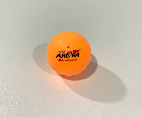 Набор теннисных шариков Aurora 40+ 1* (10 штук) Yellow, фото 2