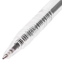 Ручка шариковая автоматическая STAFF "Basic" BPR-245, СИНЯЯ, корпус прозрачный, 0,7 мм, линия письма 0,35 мм, фото 3