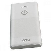 Аккумулятор Perfeo SPLASH Powerbabk 10000 mAh + Micro USB/In Micro USB/Out USB 1A,  2..1A  White, фото 3