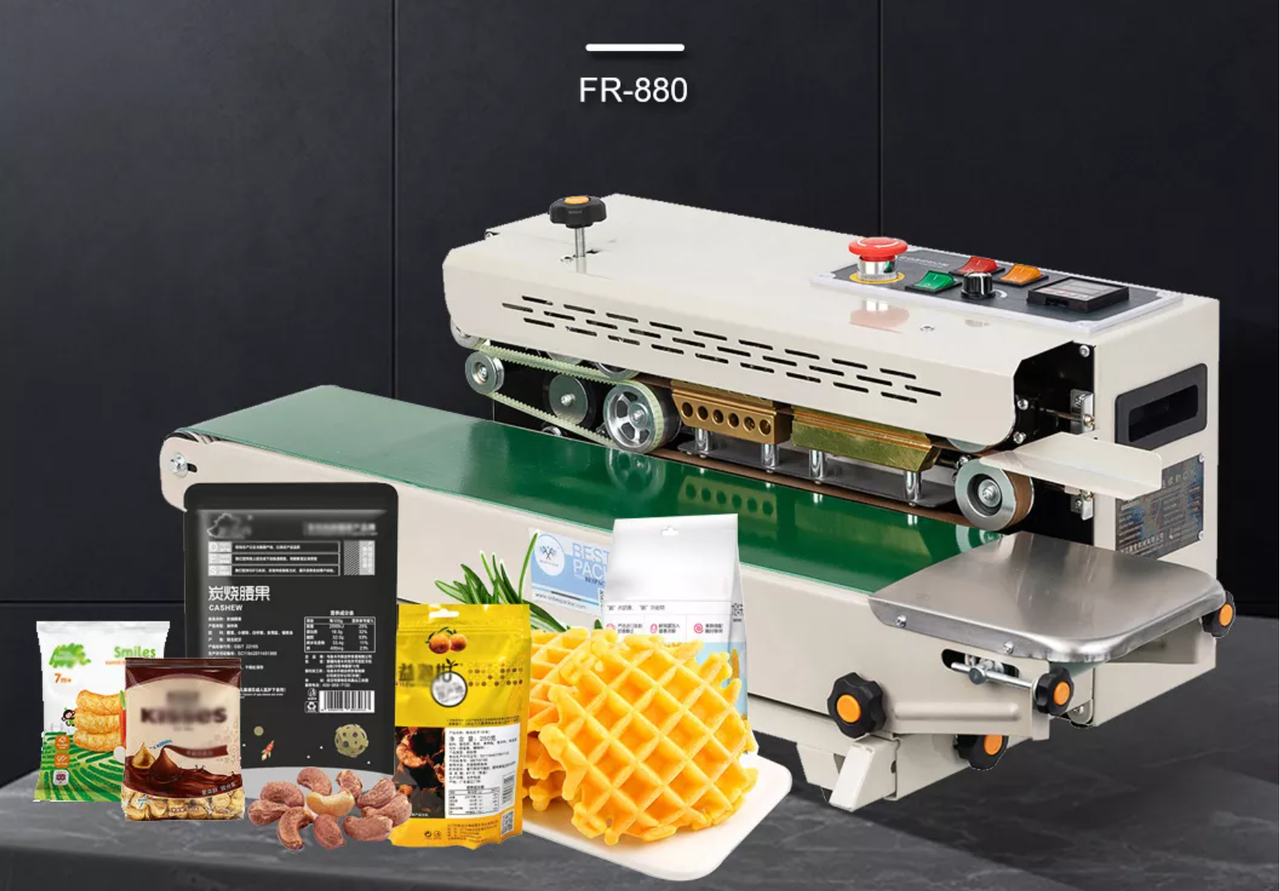 Роликовый конвейерный запайщик FR 880