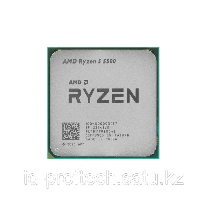 Процессор AMD Ryzen 5 5500 3,6Гц (4,2ГГц Turbo) AM4 7nm 6-12 3Mb L3 16Mb 65W OEM - фото 1 - id-p105303973