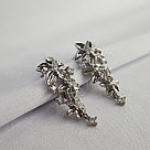 Серьги из серебра с фианитами 94-121-01637-1, фото 2