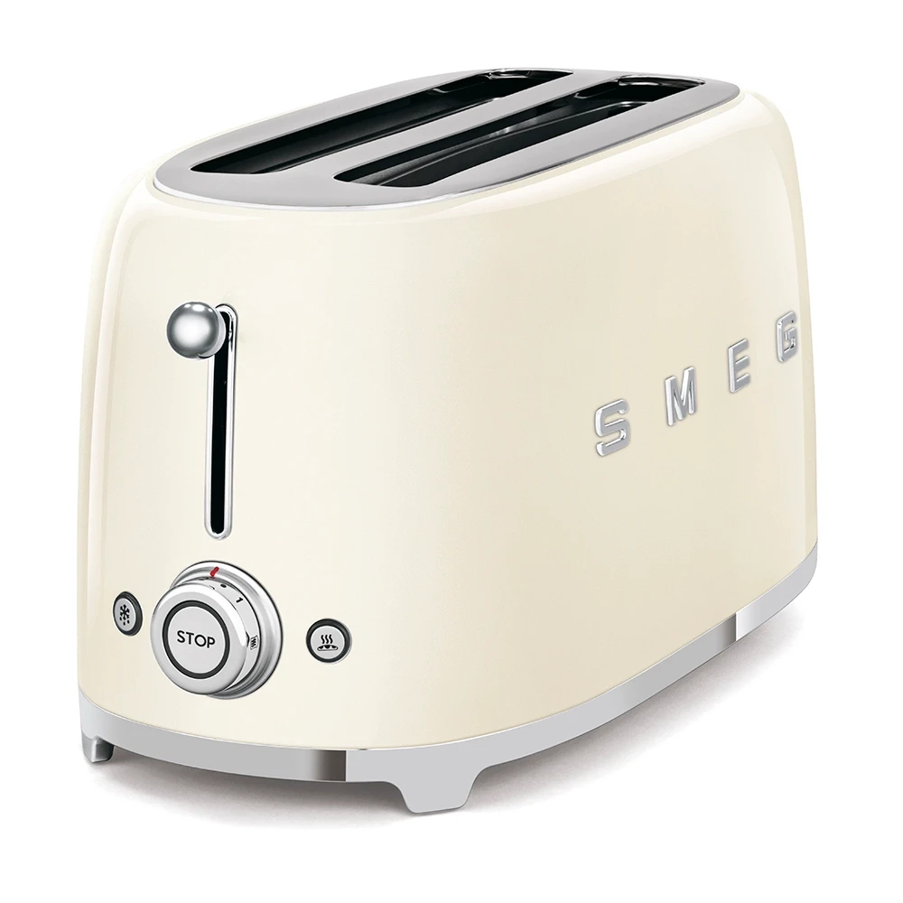 Тостер SMEG TSF02CREU  крем 4 ломтика кремовый