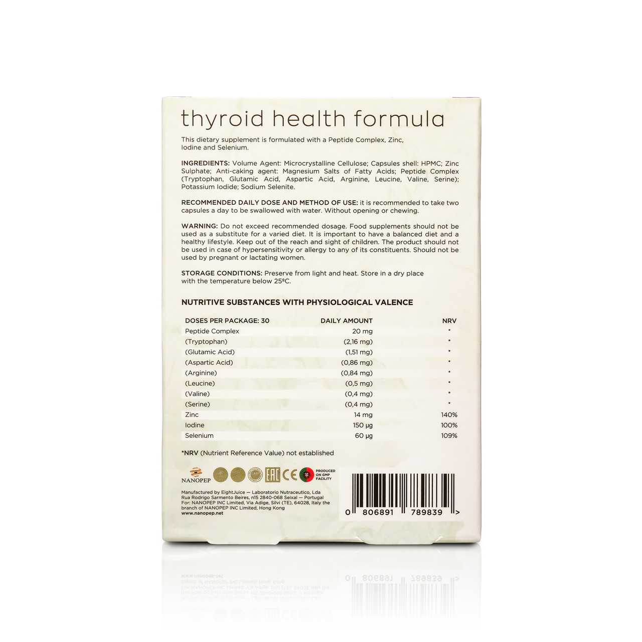 THYROID Health Formula, ТИРОИД Формула Здоровья пептид щитовидной железы, 60 капсул - фото 2 - id-p105313115