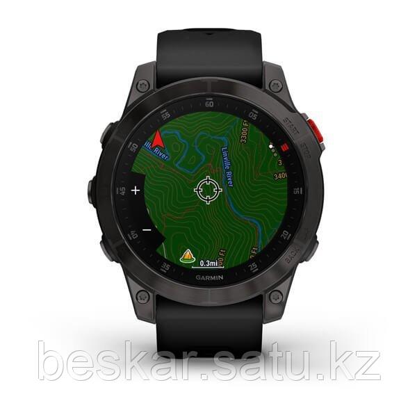 Смарт-часы Garmin EPIX Gen 2 Sapphire черный - фото 4 - id-p105313163