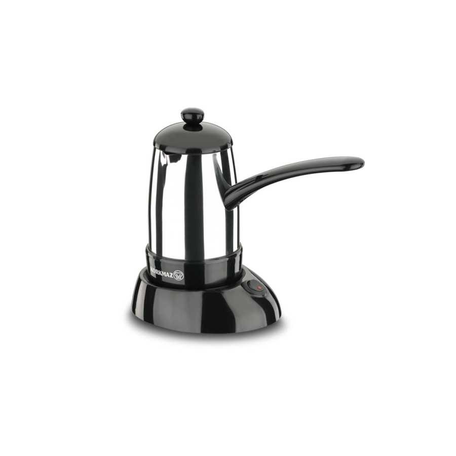 Электрическая кофеварка Korkmaz на 4 чашек Inox/Black (A365)