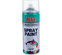 Аэрозольная акриловая краска Akfix Glossy white белая 400 мл
