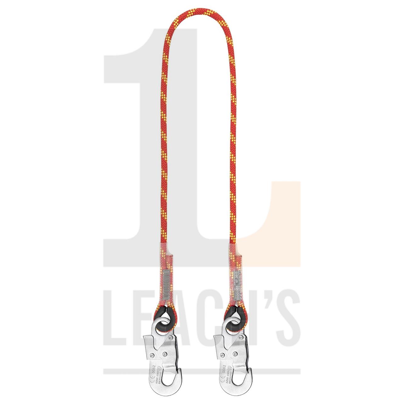 BIG BEN Braided Rope Restraint Lanyard with 1x Snap Hook & 1x Scaff Hook / BIG BEN плетеный страховочный строп - фото 1 - id-p105318528