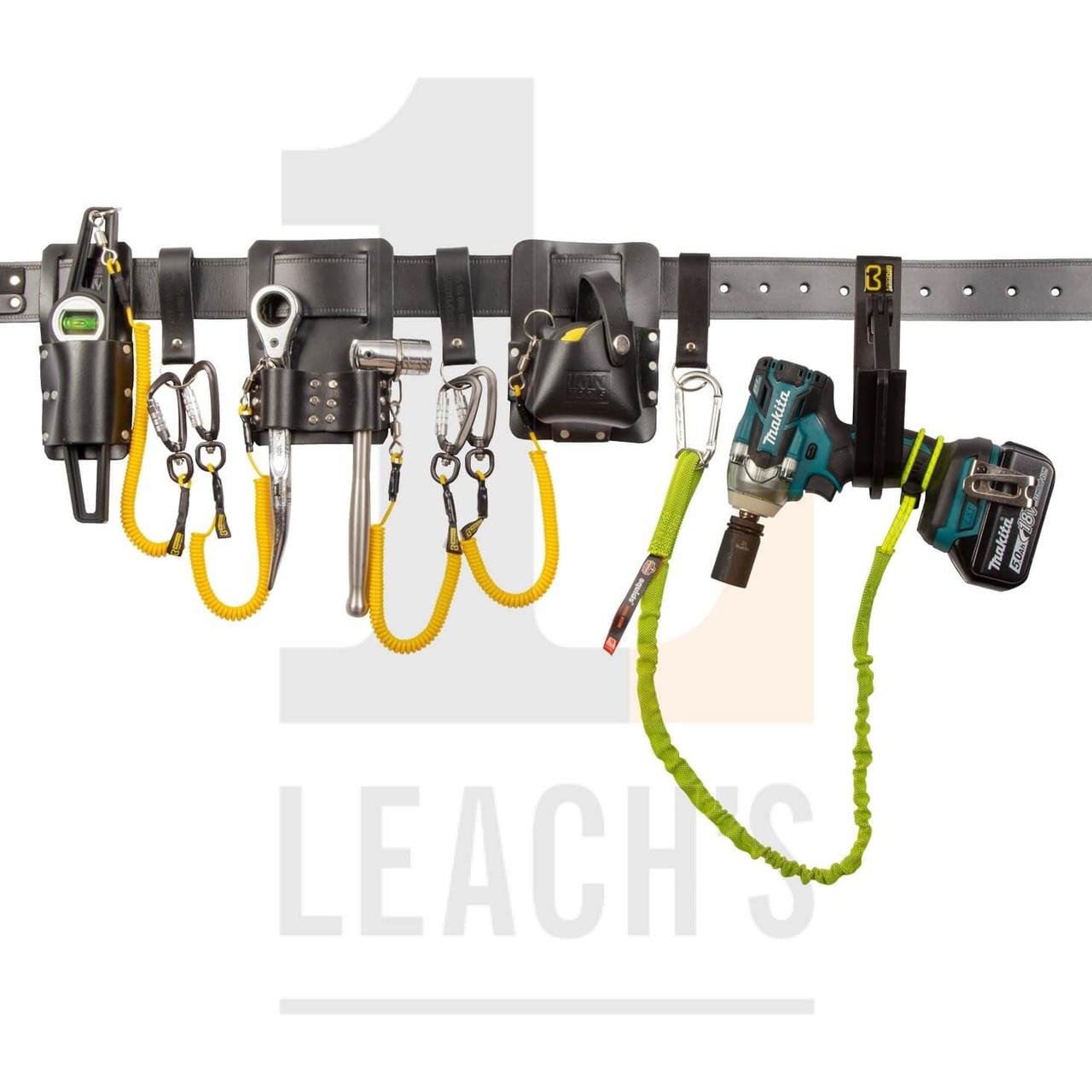 IMN Contractors Leather Tethered Tool & Belt Set c/w Gorilla Safety Hook & Makita Impact Wrench / IMN кожаный - фото 1 - id-p105318565