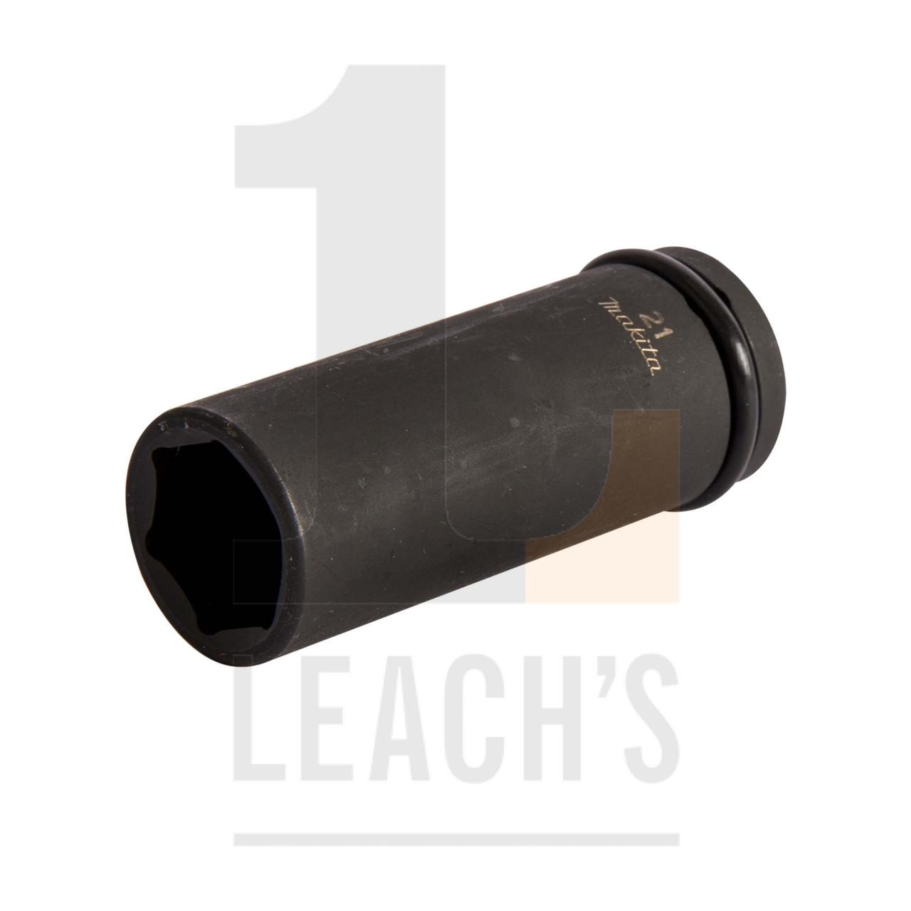 21mm Deep Impact Socket 1/2" Drive, 80mm Long Reach c/w Retaining Pin / 21мм глубокая ударная головка, 1/2 " - фото 1 - id-p105318625