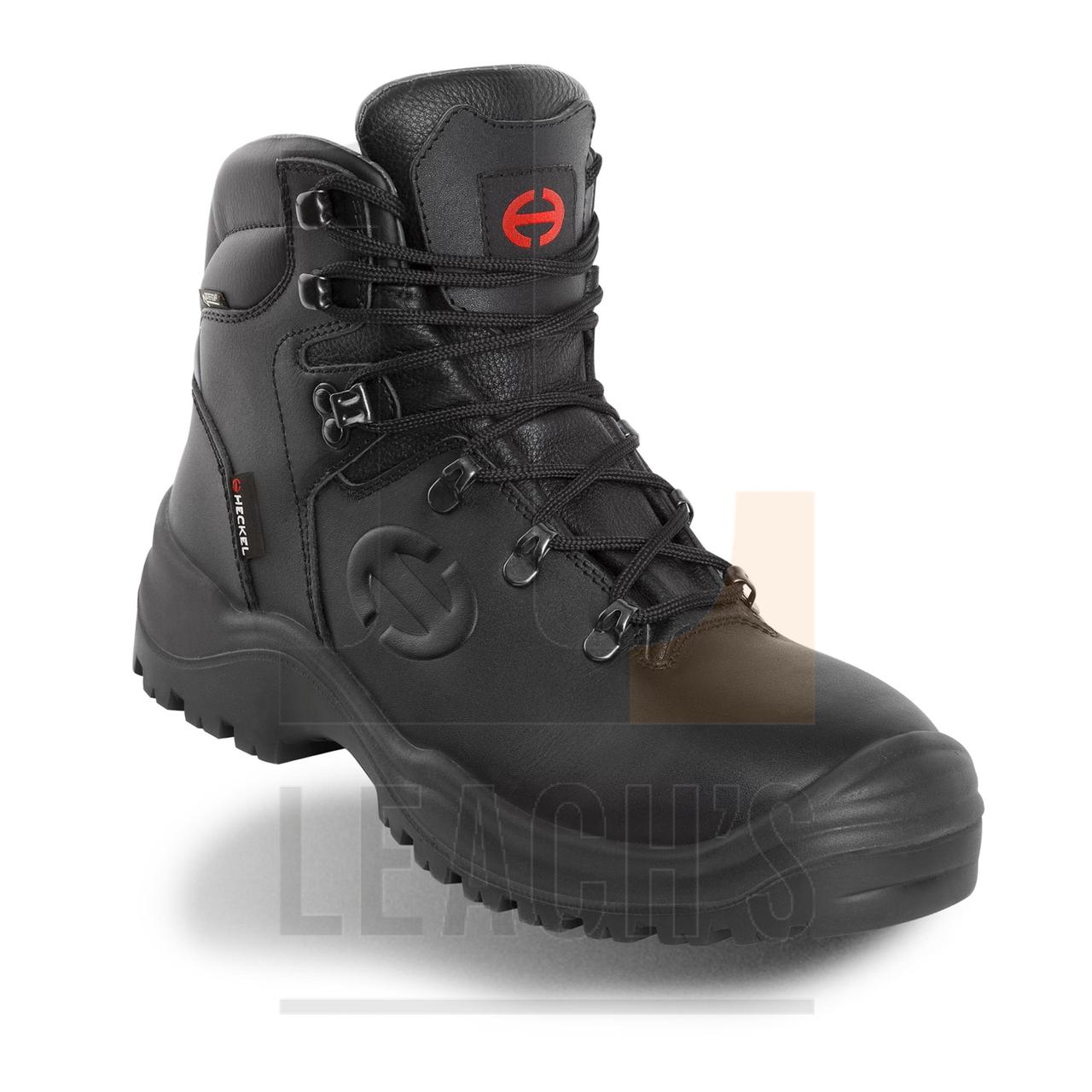 Heckel Macsole® X Black Waterproof GORE-TEX® Metal Free Boots Black / Heckel Macsole® X черные - фото 1 - id-p105318651