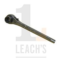 RN 21mm Stub Handle Ratchet Box One Side, 230mm Length / RN 21мм Трещотка с укороченной рукоятью, длина 230мм