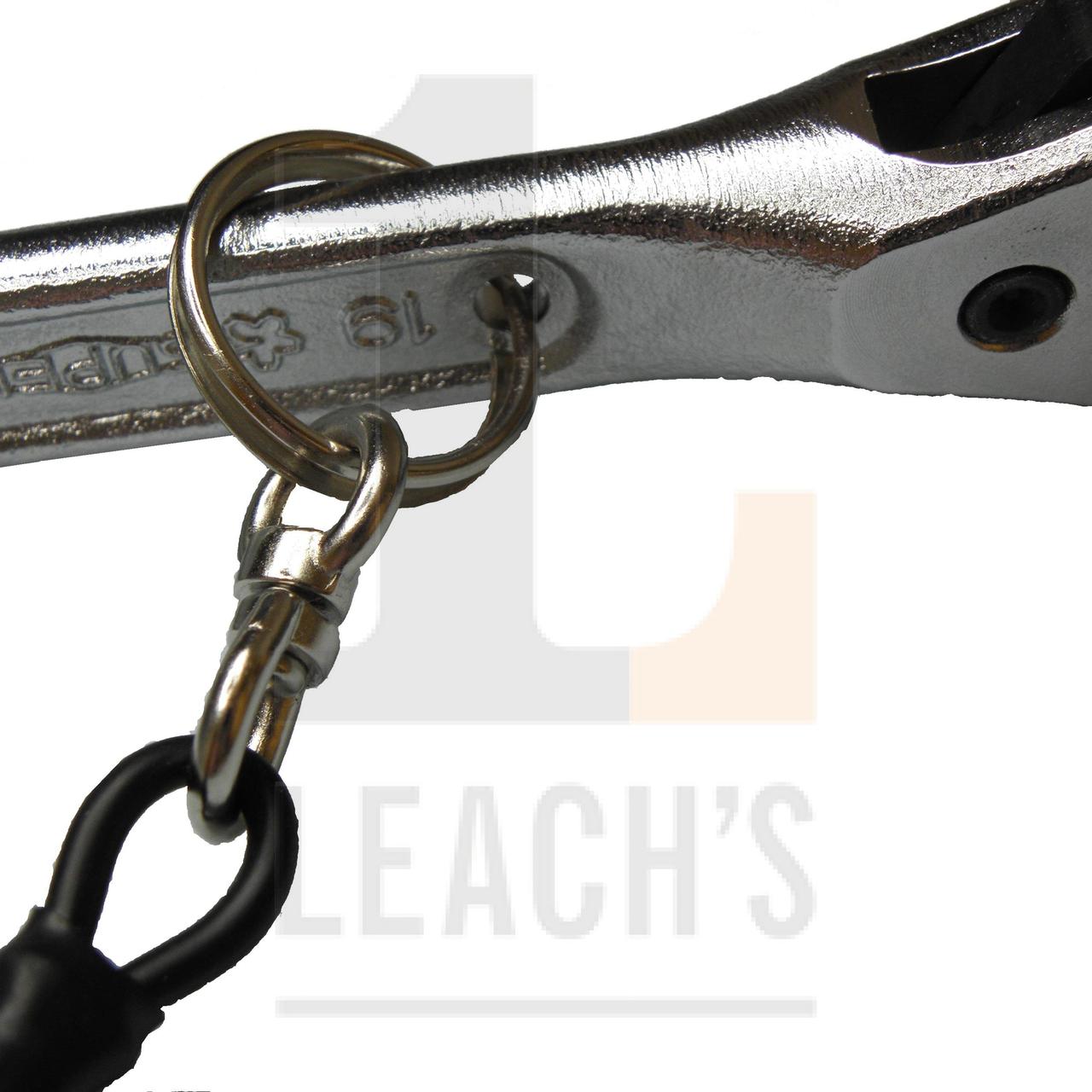 Tool Safety Rope Black, Belt and Wrist option, c/w Split Ring / Черный шнур держатель инструментов, с опциями - фото 3 - id-p105318705