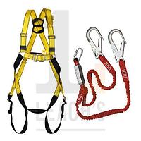 BIG BEN Deluxe 2 Point Harness with Twin Tailed Elasticated Lanyard / BIG BEN Привязь класса люкс с