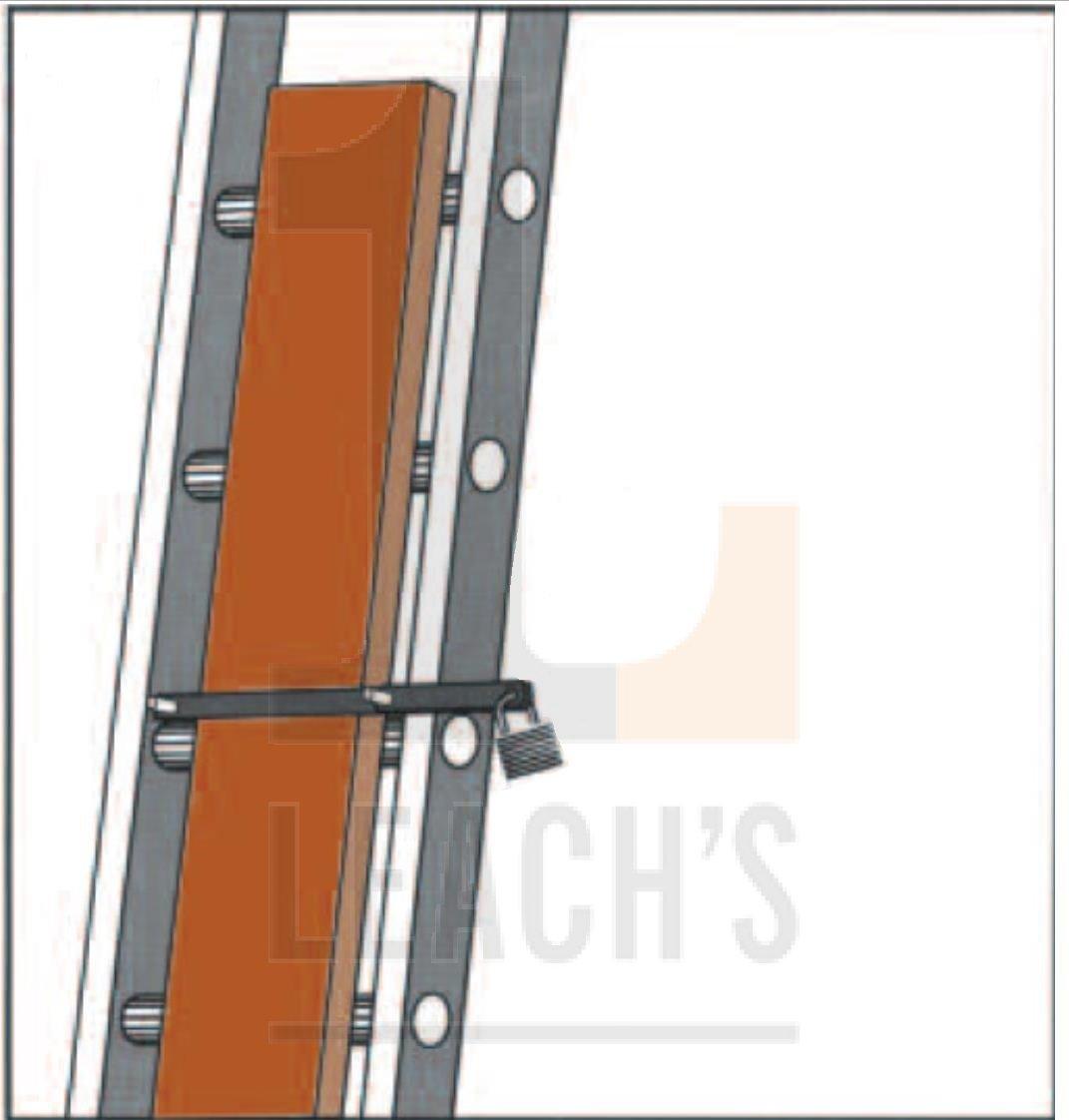 Leach's Crilly Ladder Lock c/w Padlock / Leach's Crilly Блокирующее устройство стремянка в/к замок - фото 2 - id-p105319066
