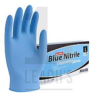 Disposable Nitrile Gloves, Blue, Box 100 / Одноразовые Нитриловые Перчатки, Синие, Коробка из 100 шт