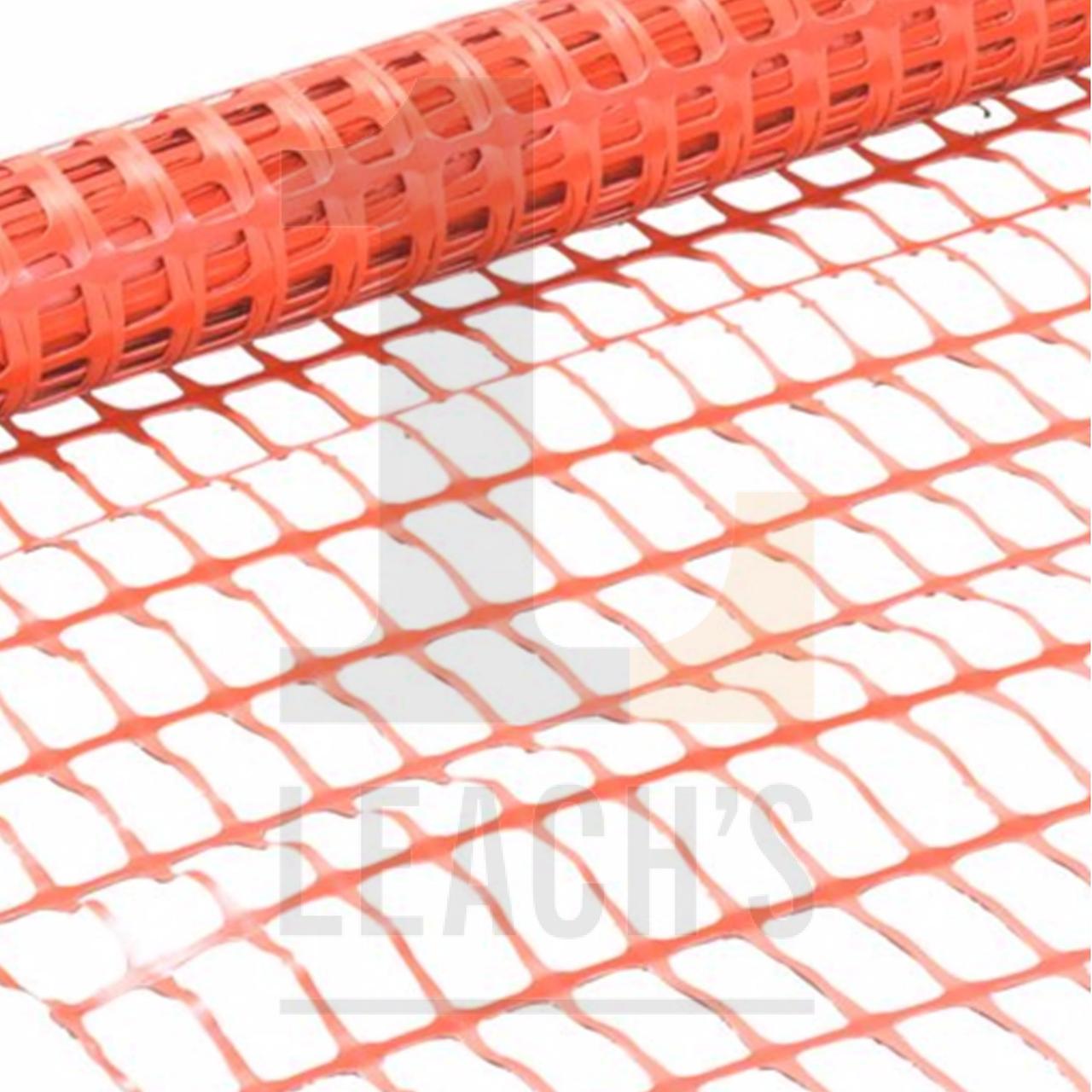 Barrier Fencing Orange 1m x 50m - Light Duty (5.5kg Roll) / Барьерное ограждение оранжевого цвета 1м х 50м - - фото 1 - id-p105319224