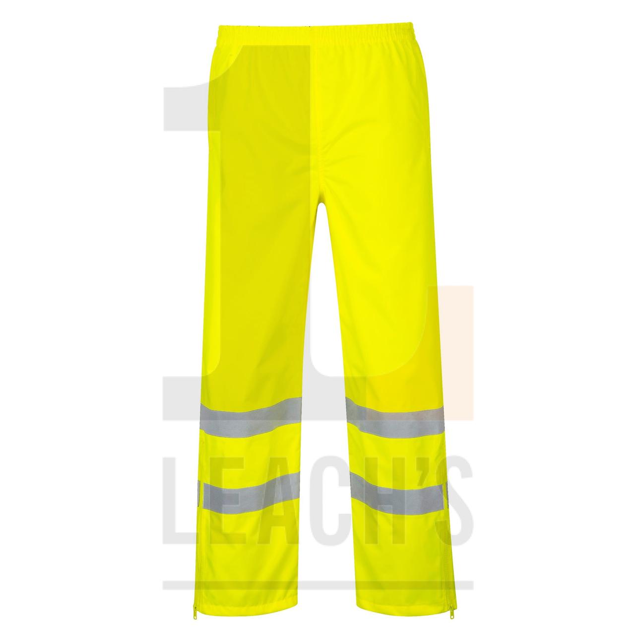 Hi Vis Waterproof Over Trousers Yellow / Желтые водонепроницаемые сигнальные брюки - фото 1 - id-p105319260
