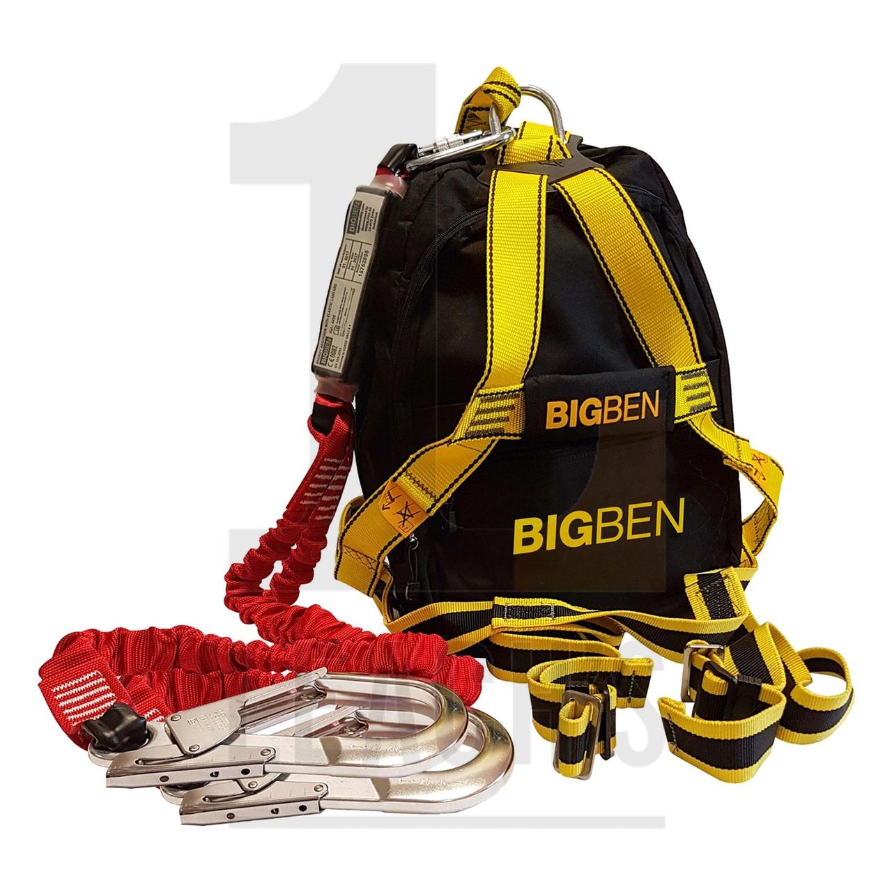 Big Ben Backpack Harness Kit - Twin Lanyard / Big Ben Комплект страховочной привязи в рюкзаке - двойной строп - фото 1 - id-p105319287