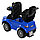 Машинка каталка Pituso Turbo с родительской ручкой синий, фото 6
