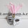 Венецианская маска Коломбина кружевная с перьями серебряная, фото 2