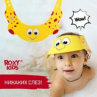 Roxy-kids Козырек для мытья головы "Желтый жирафик". Возраст от 6 месяцев до 6 лет