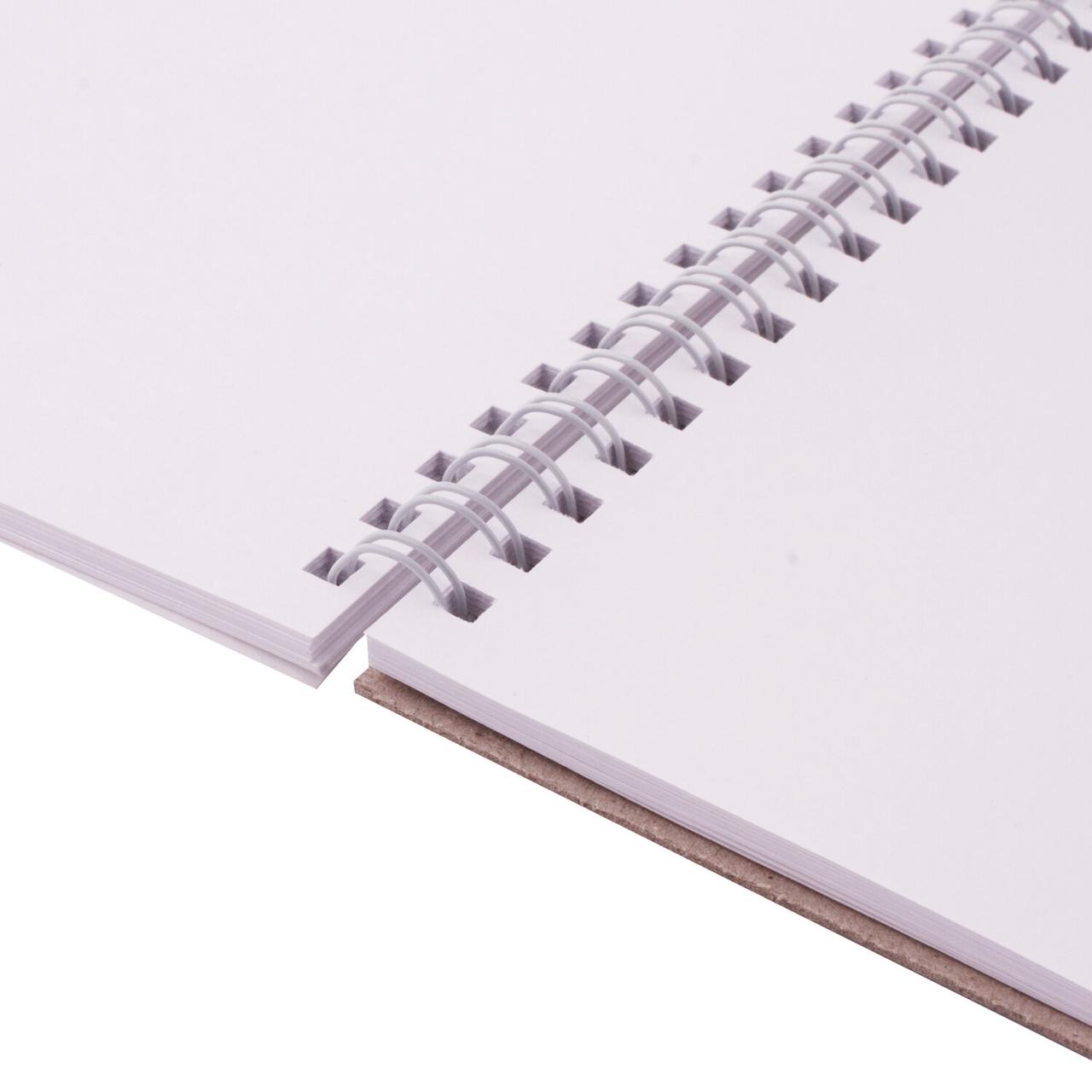 Скетчбук, белая бумага 120 г/м2, 205х290 мм, 40 л., гребень, жёсткая подложка, BRAUBERG ART DEBUT - фото 3 - id-p105300585