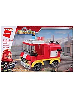Конструктор блочный Пожарная машина 12011-4 Qman 108 дет