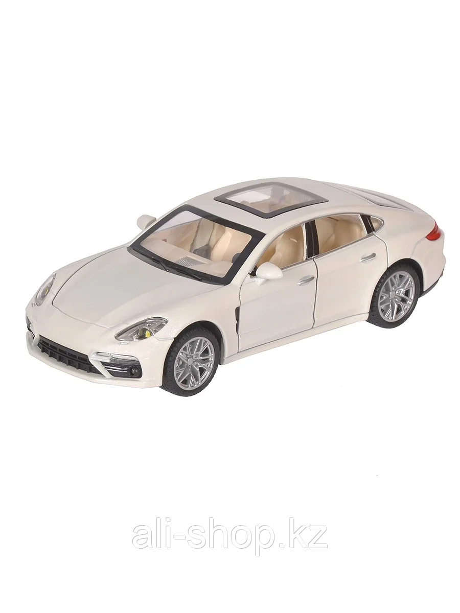 Модель машины Porsche Panamera 1:24 (18,5см) свет, звук, инерция 33603 белый - фото 1 - id-p105325824