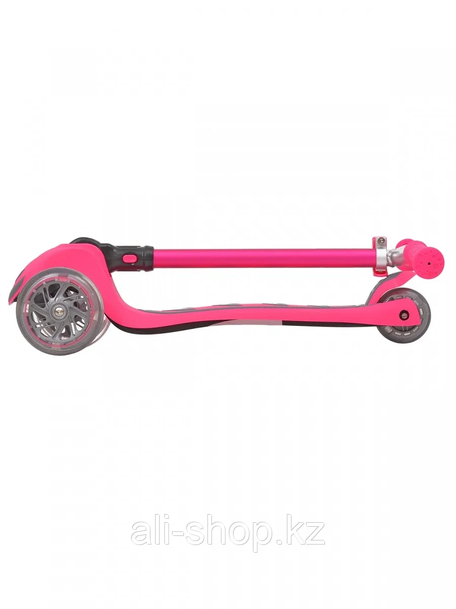 Самокат детский 3-х колесный RUSH ACTION розовый, складной - фото 6 - id-p105322517