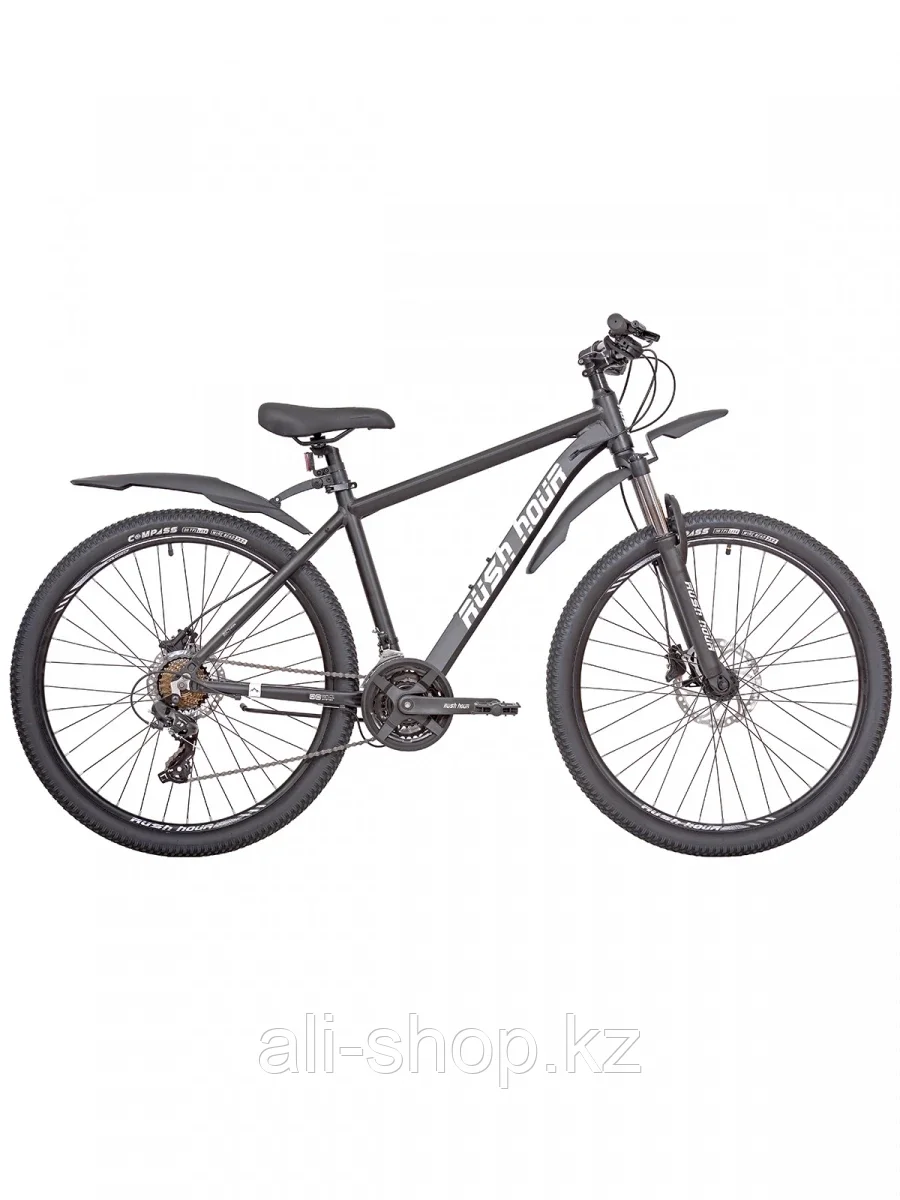 Велосипед горный 27,5" XS730 HDISC AL 21ск RUSH HOUR черный - фото 1 - id-p105332850