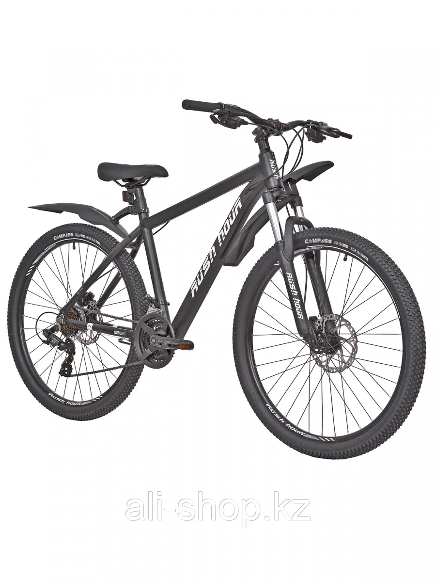 Велосипед горный 27,5" XS730 HDISC AL 21ск RUSH HOUR черный - фото 2 - id-p105332850