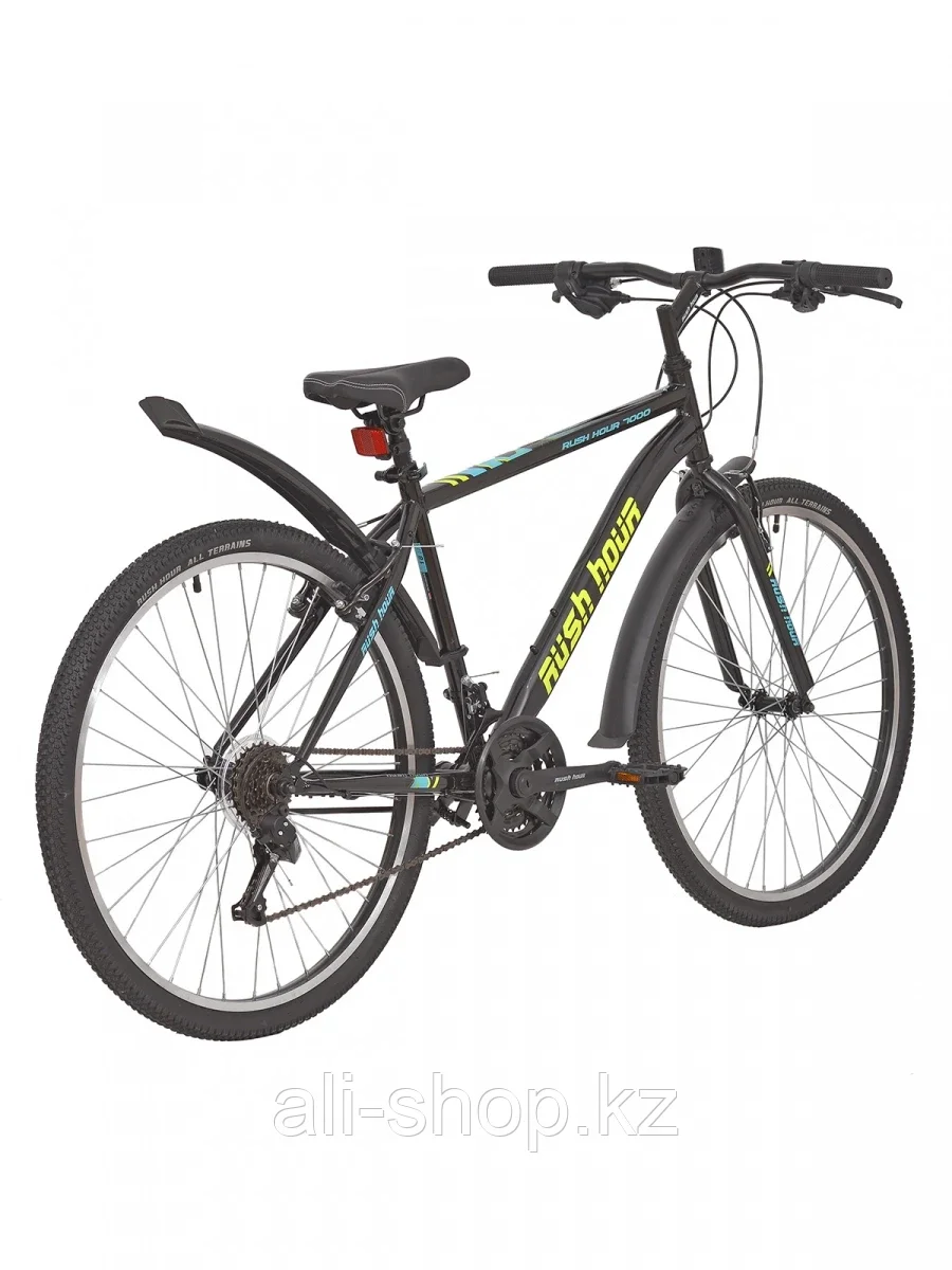 Велосипед горный 27,5" 7000 V-brake ST 18ск RUSH HOUR черный - фото 3 - id-p105332868