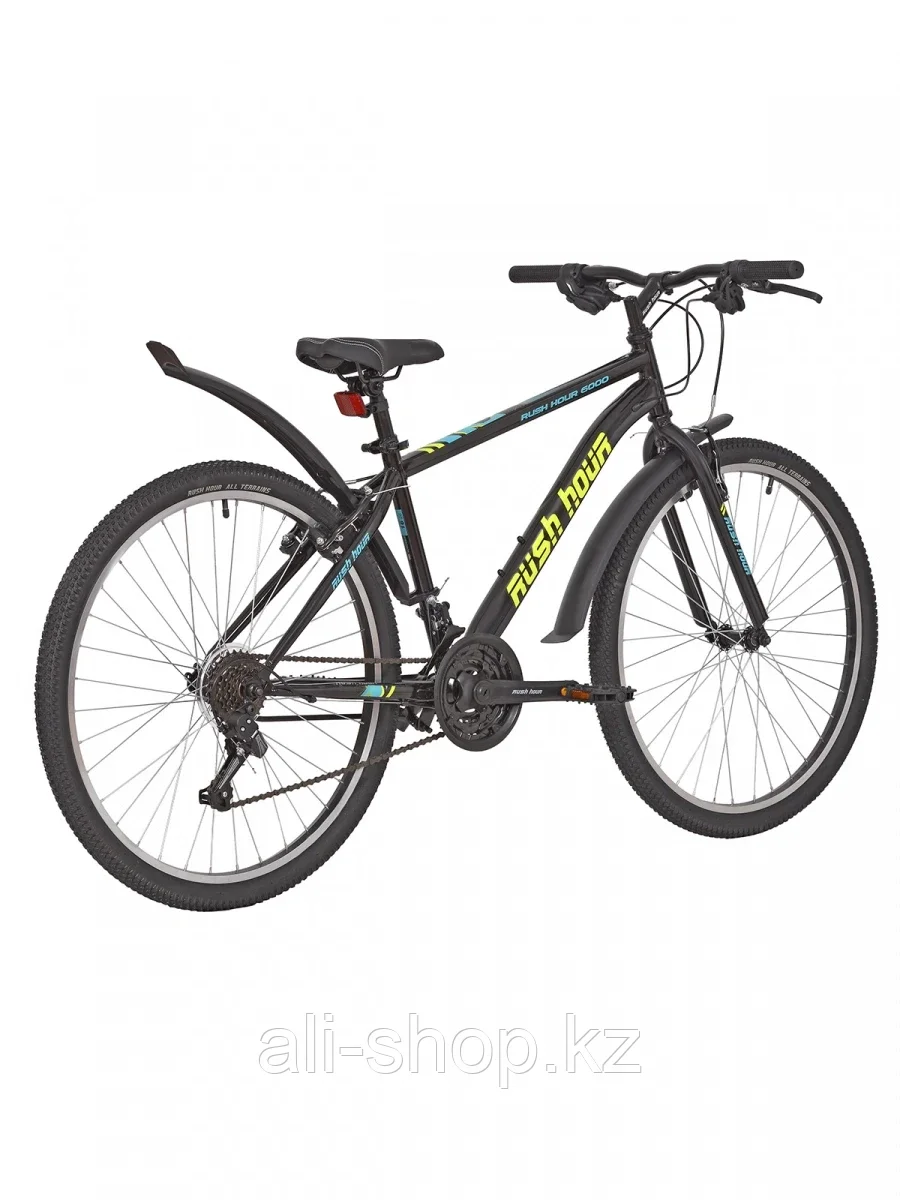 Велосипед горный 26" 6000 V-brake ST 18ск RUSH HOUR, черный - фото 3 - id-p105332885