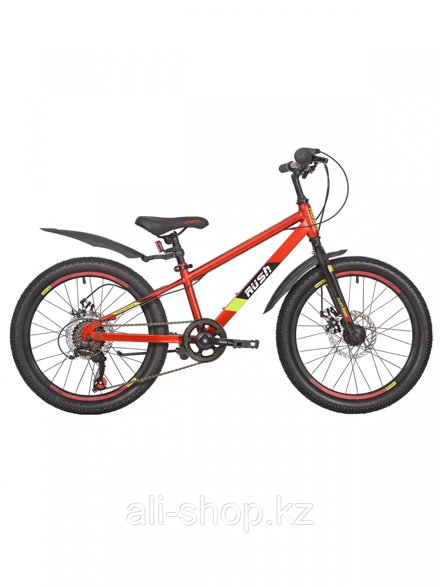 Велосипед подростковый 20" RX 205 DISC ST 6ск RUSH HOUR красный - фото 1 - id-p105332909