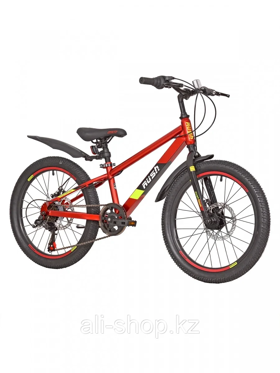 Велосипед подростковый 20" RX 205 DISC ST 6ск RUSH HOUR красный - фото 2 - id-p105332909