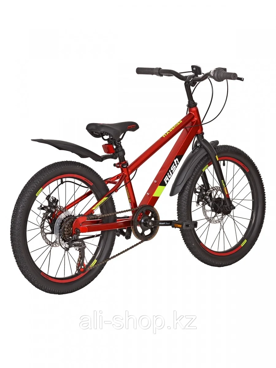 Велосипед подростковый 20" RX 205 DISC ST 6ск RUSH HOUR красный - фото 3 - id-p105332909